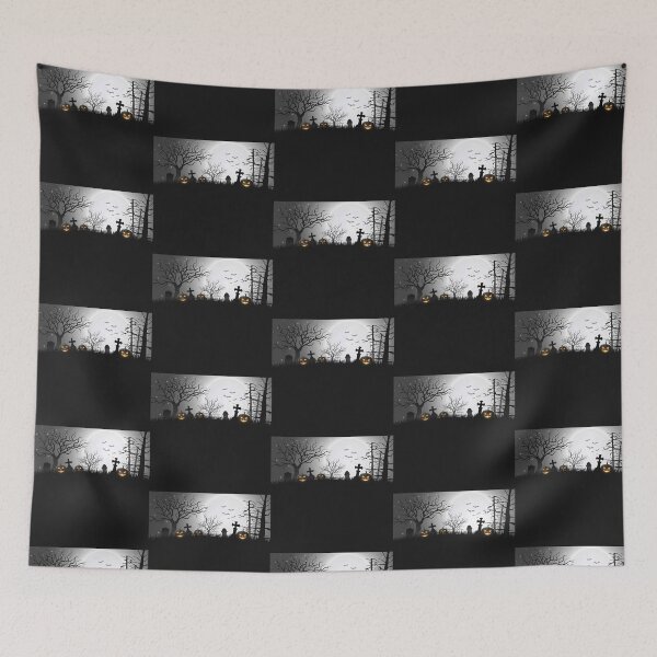 Item preview, Halloween Night At The Graveyard Classical designed and sold by Sam-DesignMart.