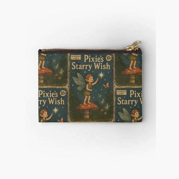 Item preview, Rustic Cottagecore Creature: Pixie's Starry Wish designed and sold by bapupa.