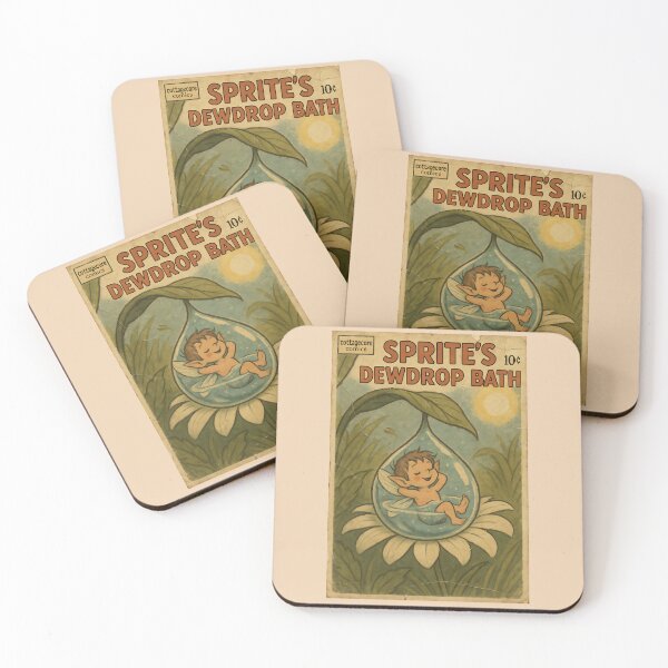Item preview, Magical Cottagecore Creature: Sprite's Dewdrop Bath designed and sold by bapupa.