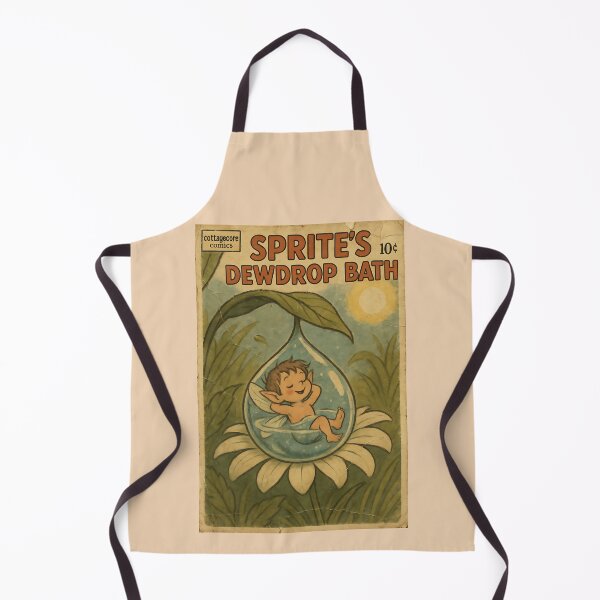 Item preview, Magical Cottagecore Creature: Sprite's Dewdrop Bath designed and sold by bapupa.