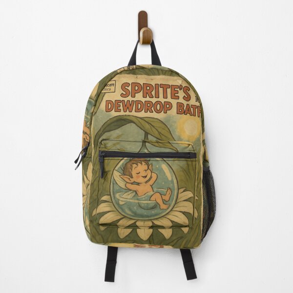 Item preview, Magical Cottagecore Creature: Sprite's Dewdrop Bath designed and sold by bapupa.