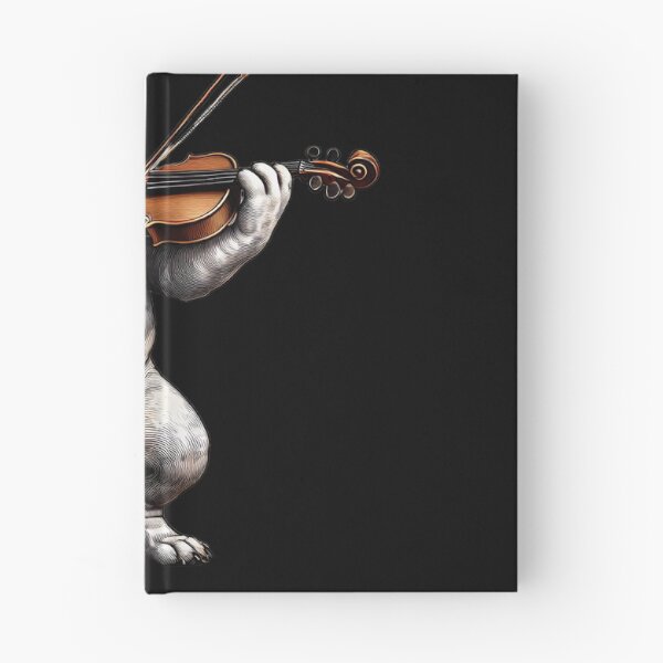 Item preview, Bulldog Playing Fiddle Player Dog Lover designed and sold by Kimberley King Art  King Art.