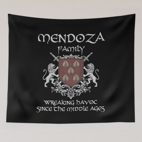 Item preview, Mendoza Family Crest – Medieval Heritage Emblem for Ancestry Lovers & Vintage Style Fans designed and sold by 9X FR.
