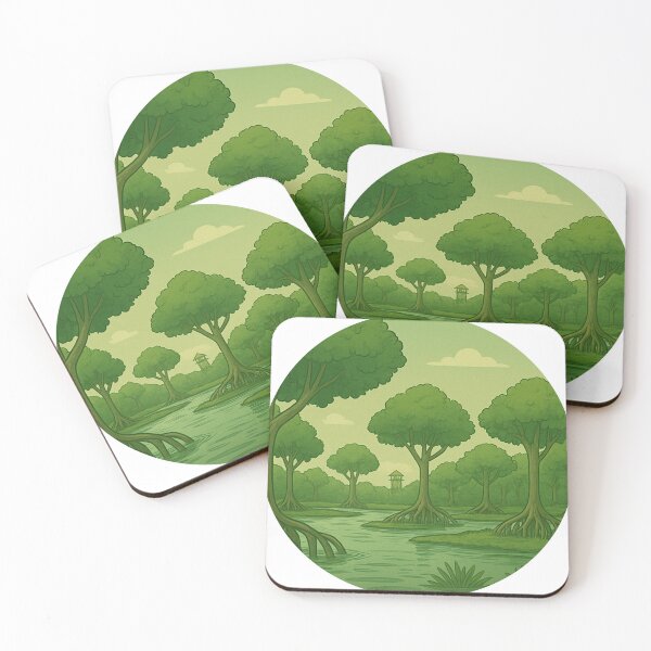 Item preview, Lush Green Mangrove Forest designed and sold by NettoShop.
