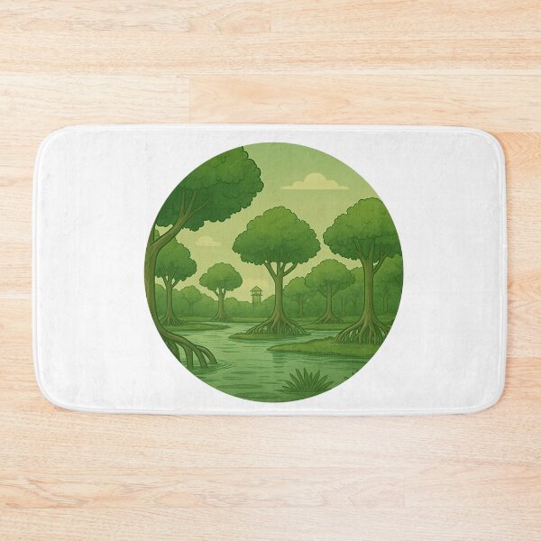 Item preview, Lush Green Mangrove Forest designed and sold by NettoShop.