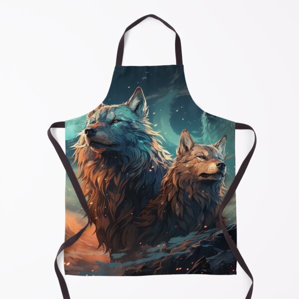 Item preview, Mystical wolves in the moonlight designed and sold by Daagath.