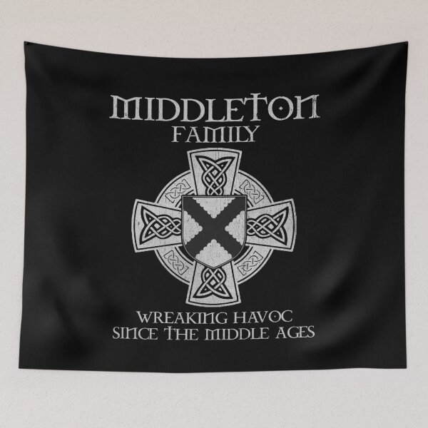 Item preview, Middleton Family Crest – Medieval Heritage Emblem for Ancestry Lovers & Vintage Style Fans designed and sold by 9X FR.