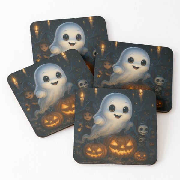 Item preview, Ghost Parade on Halloween Night designed and sold by FluffyGallery.