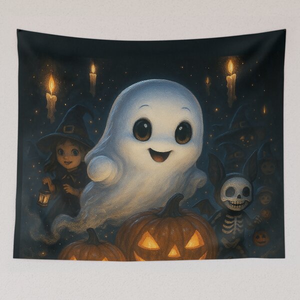 Item preview, Ghost Parade on Halloween Night designed and sold by FluffyGallery.