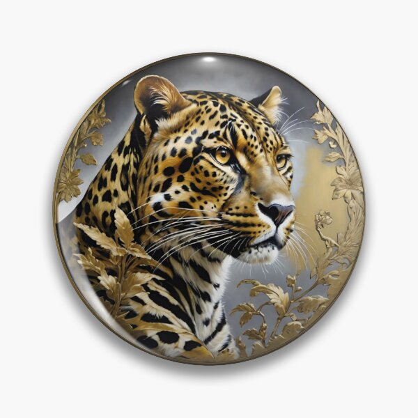 Item preview, Leopard portrait round with ramen naturally beautiful and wild designed and sold by IHImage.
