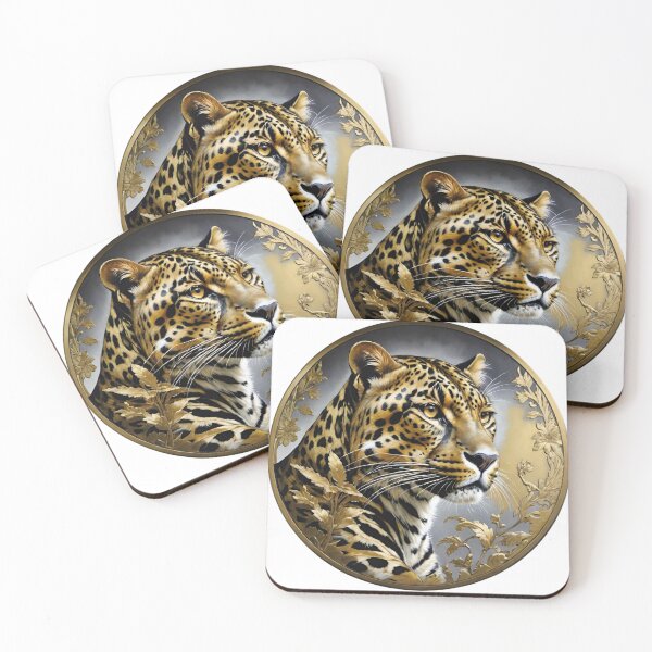 Item preview, Leopard portrait round with ramen naturally beautiful and wild designed and sold by IHImage.