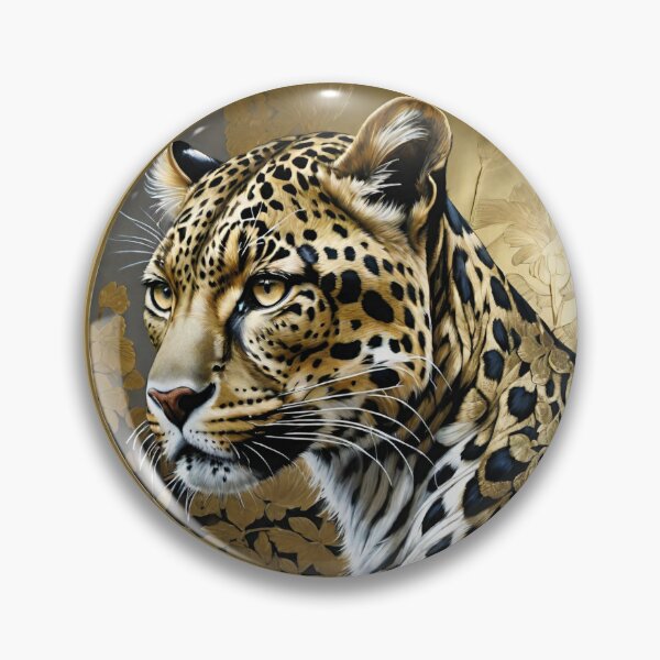 Item preview, Leopard portrait round with ramen naturally beautiful and wild designed and sold by IHImage.