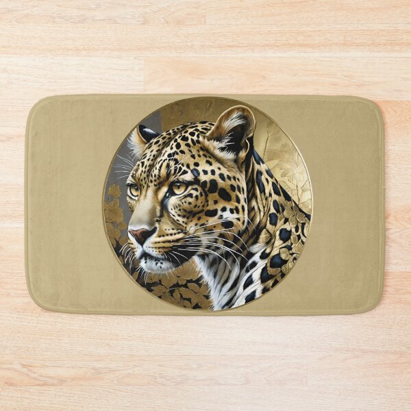 Item preview, Leopard portrait round with ramen naturally beautiful and wild designed and sold by IHImage.