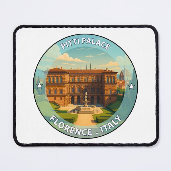 Item preview, Pitti Palace Florence Italy – Iconic Landmark Travel vacation destination souvenir art stamp designed and sold by inkNext.