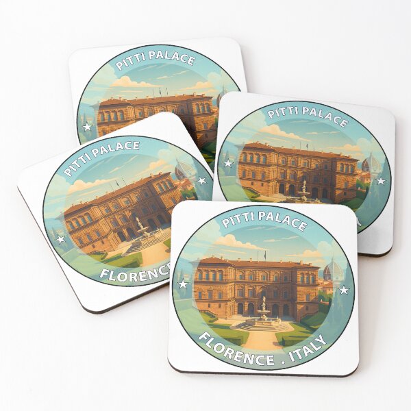 Item preview, Pitti Palace Florence Italy – Iconic Landmark Travel vacation destination souvenir art stamp designed and sold by inkNext.