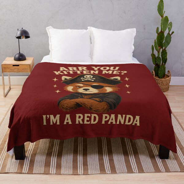 Item preview, Red Panda Pirate: Arr You Kitten Me? I'm a Red Panda designed and sold by DemureArtsy.