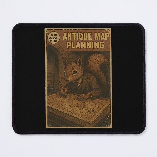 Item preview, Mysterious Dark Academia: Antique Map Planning designed and sold by bapupa.