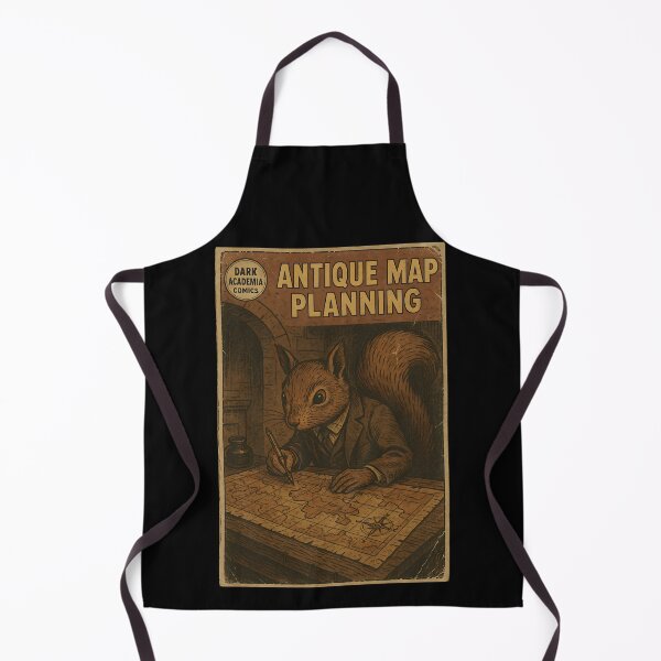 Item preview, Mysterious Dark Academia: Antique Map Planning designed and sold by bapupa.