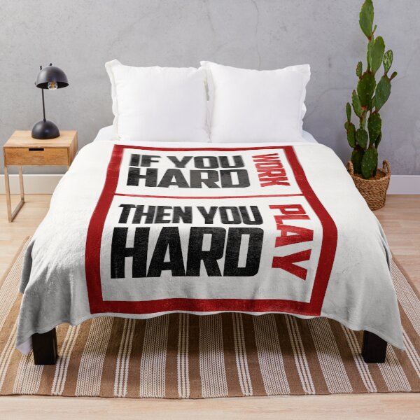 Item preview, If you hard then you hard funny gym quote poster designed and sold by Enea Kelo.