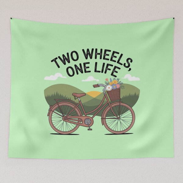 Item preview, Two Wheels One Life designed and sold by Aise06.