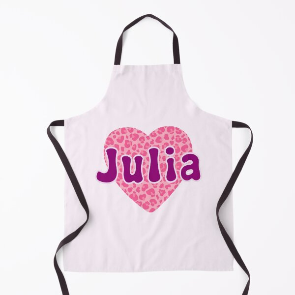 Item preview, Julia Name Pink Leopard Heart designed and sold by Jeallan Designs.