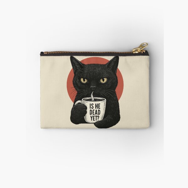 Item preview, Is he dead yet? Funny black cat designed and sold by Darkifun.