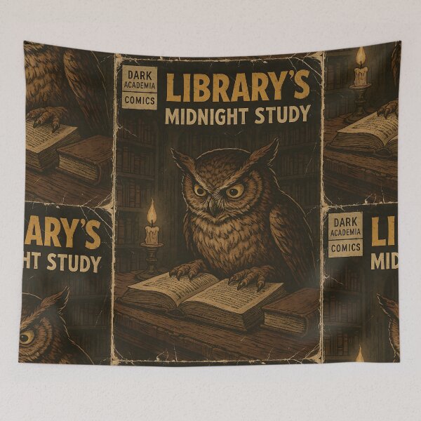 Item preview, Gothic Dark Academia: Library's Midnight Study designed and sold by bapupa.