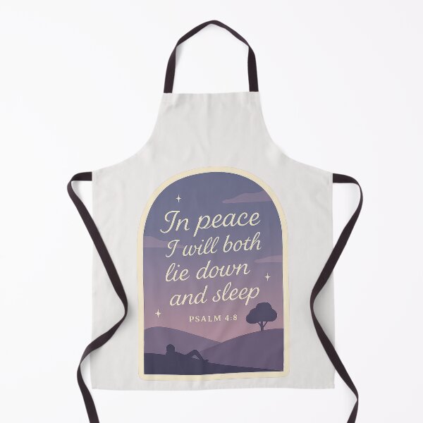 Item preview, In Peace I Will Lie Down Psalm 4:8 designed and sold by SimplySelim.