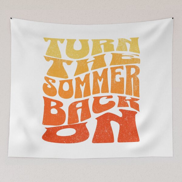 Item preview, Turn The Summer Back On – Retro Summer Vibes Design designed and sold by Majano-Pulse.