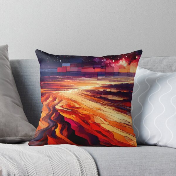 Item preview, Night Over the Sahara | Abstract Desert Night Sky Art designed and sold by Stoneflower-Art.