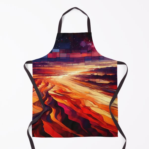 Item preview, Night Over the Sahara | Abstract Desert Night Sky Art designed and sold by Stoneflower-Art.
