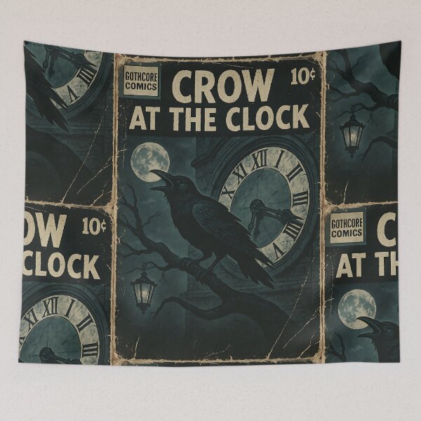 Item preview,  Gothic Gothcore: Crow at the clock designed and sold by bapupa.