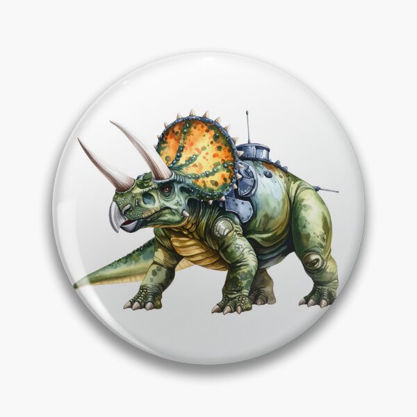 Item preview, Triceratops dinosaur metal armor designed and sold by Nok-Thep.