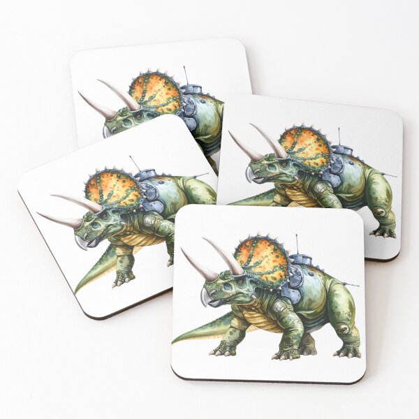 Item preview, Triceratops dinosaur metal armor designed and sold by Nok-Thep.