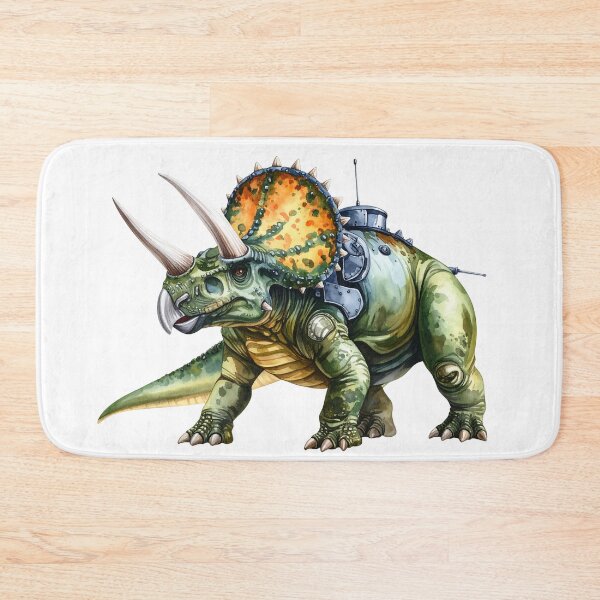 Item preview, Triceratops dinosaur metal armor designed and sold by Nok-Thep.