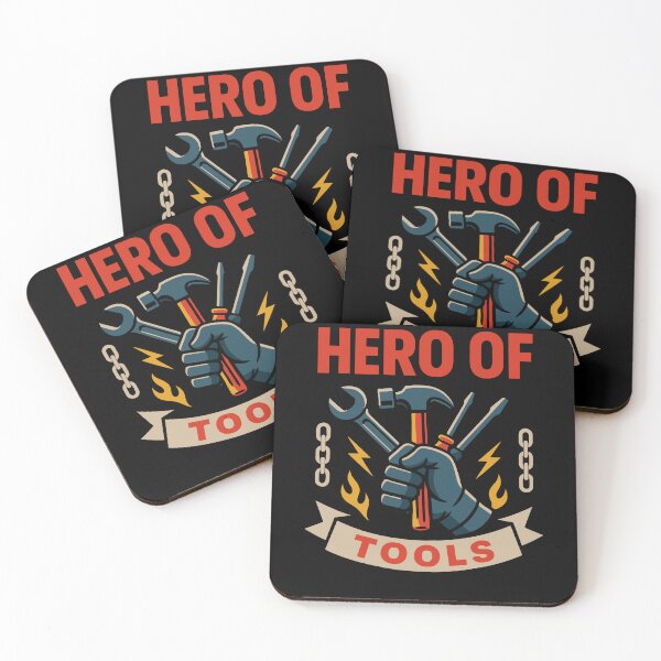 Item preview, Hero of Tools Garage Mechanic Funny Saying designed and sold by LuminOrb.