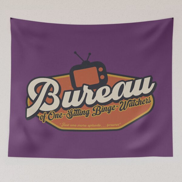 Item preview, Bureau of One-Sitting Binge-Watchers designed and sold by Milena R..