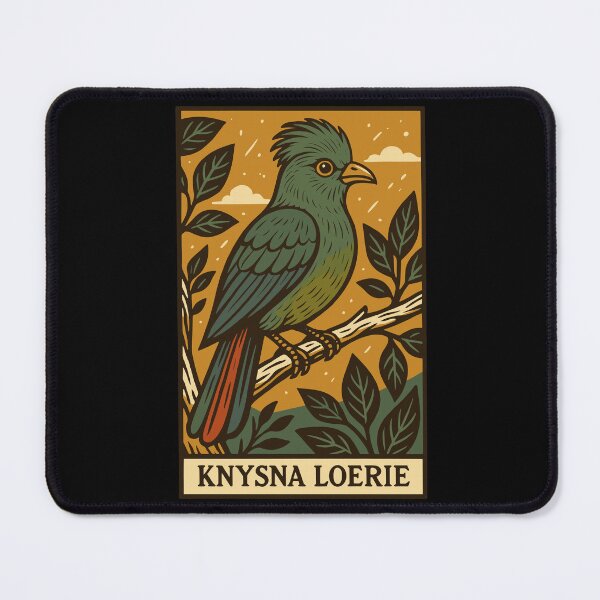 Item preview, Knysna Loerie Bird Print – African Forest Avian Art designed and sold by BRU Design.