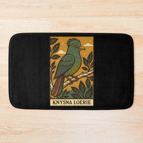 Item preview, Knysna Loerie Bird Print – African Forest Avian Art designed and sold by BRU Design.