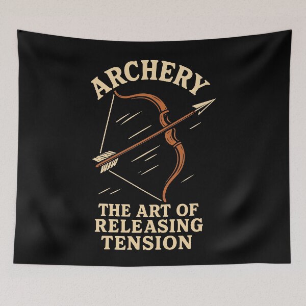 Item preview, Archery Art Of Releasing Tension Funny Archery Bow designed and sold by LuminOrb.