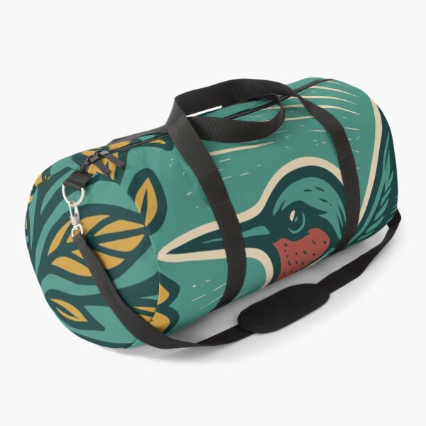 Item preview, Ruby-Throated Hummingbird Art – Retro Birdwatching Design designed and sold by BRU Design.