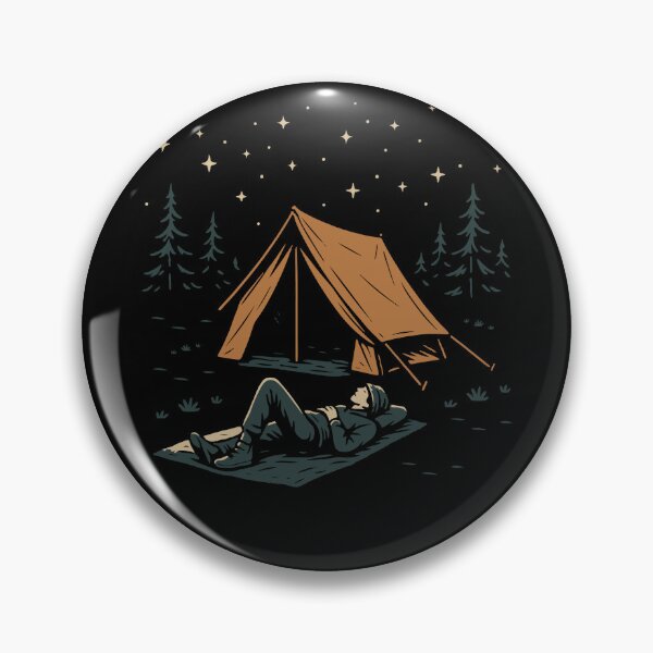Item preview, Funny Camping Under Stars Relaxing Camp Adventure designed and sold by LuminOrb.