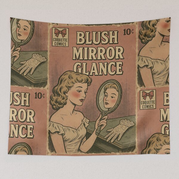 Item preview, Romantic Coquette Style: Blush Mirror Glance designed and sold by bapupa.