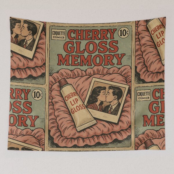 Item preview, Romantic Coquette Vibe: Cherry Gloss Memory designed and sold by bapupa.