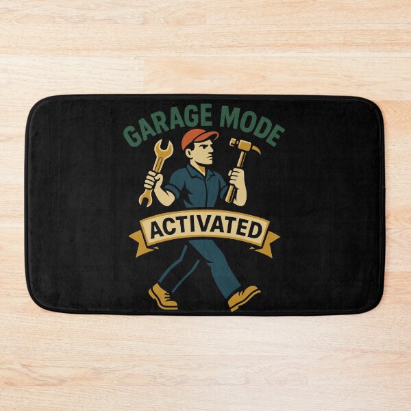 Item preview, Garage Mode Activated Mechanic Funny Saying designed and sold by LuminOrb.