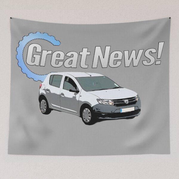 Item preview, Great News Dacia Sandero designed and sold by KLloydPhotos.
