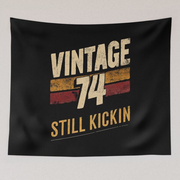 Item preview, Classic 74 Vintage Design Tee Birthday designed and sold by Blurbean.