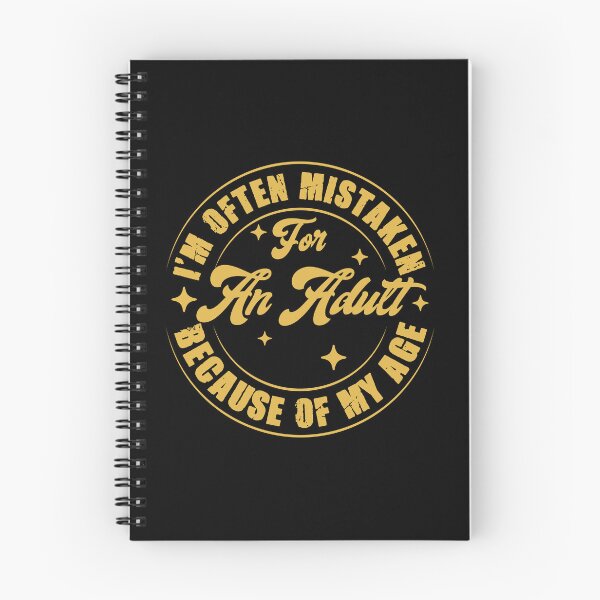 Item preview, Funny Teen Quote – Often Mistaken for an Adult Because of My Age designed and sold by Breisey.