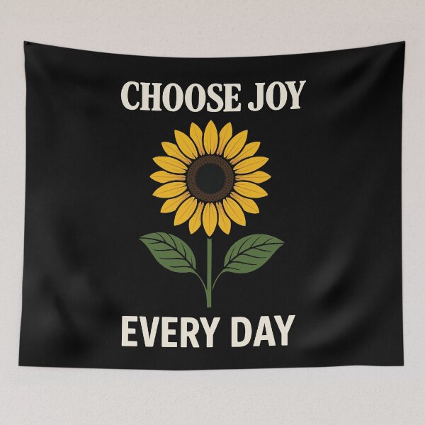 Item preview, Choose Joy Every Day Mindfulness Affirmation designed and sold by LuminOrb.