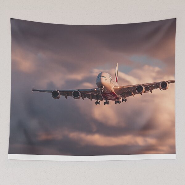 Item preview, Valuing The Thoughtful Panel Alignment Of The Emirates A380 Jet designed and sold by Skyframe Aviation.